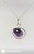 Eleganter Amethystanhänger Silber 925