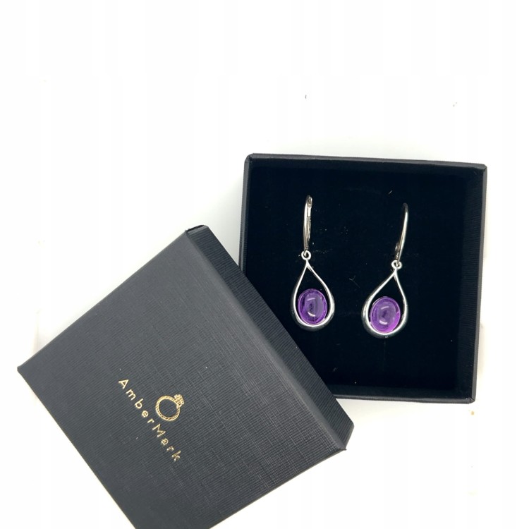 Detailansicht violetter Amethyst Stein