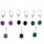 Geschenkset Silberohrringe Amethyst
