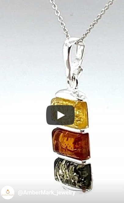 Handgefertigter polnischer Schmuck mit Bernstein