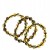 Detailansicht grünes Bernsteinarmband
