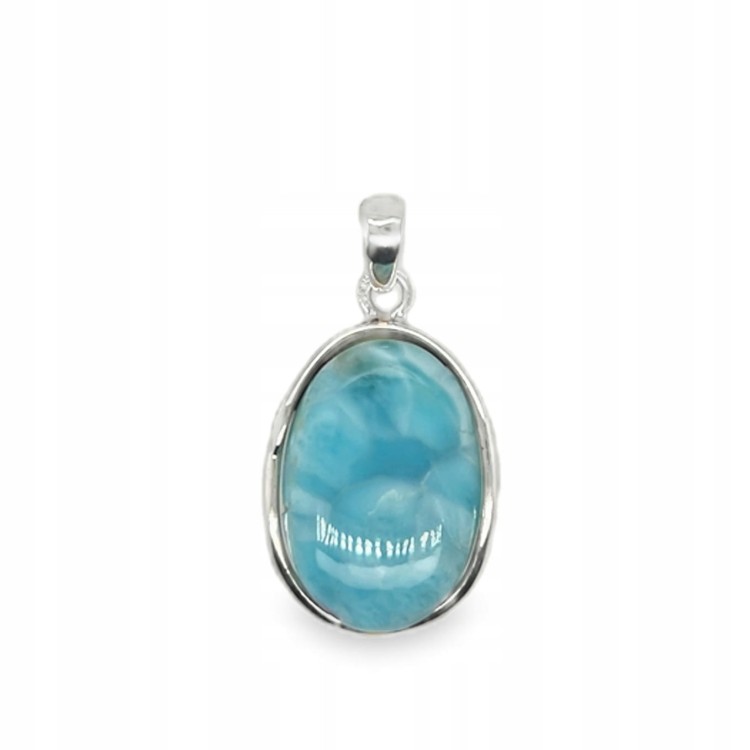 Schmuckanhänger mit echtem Larimar Stein