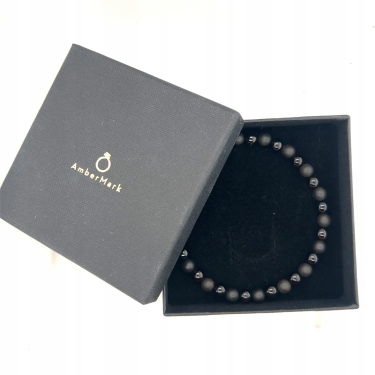 Elegantes Bernsteinarmband für Herren