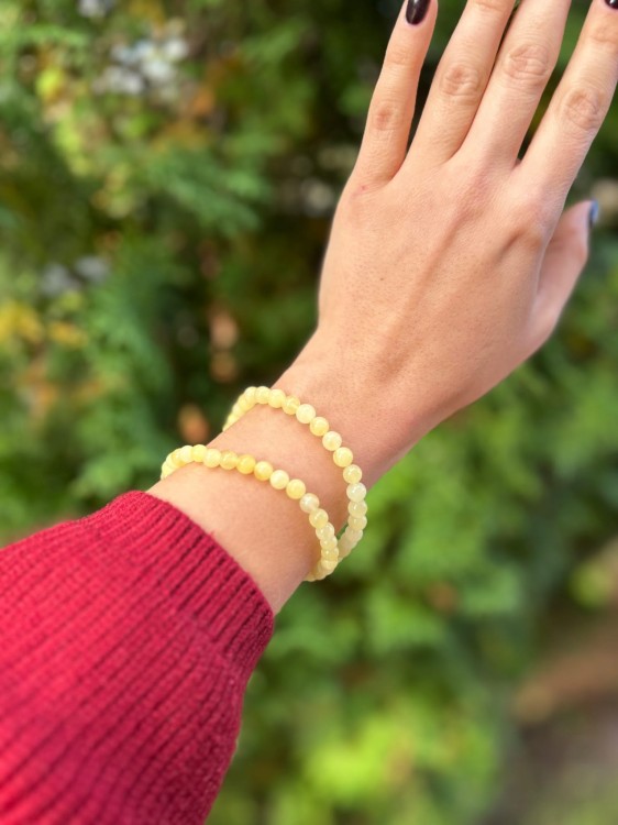 bernstein armband kugel detail