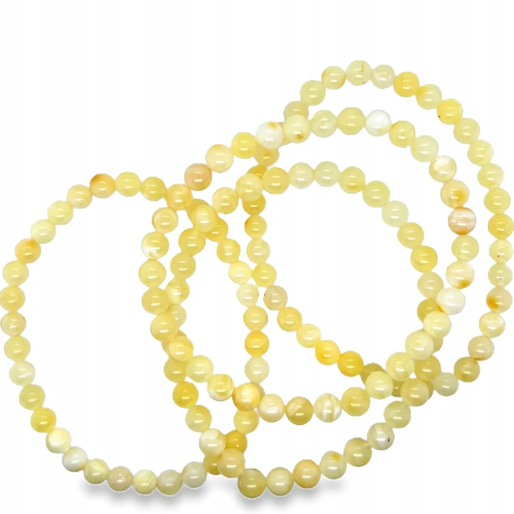 naturbernstein armband am gummiband